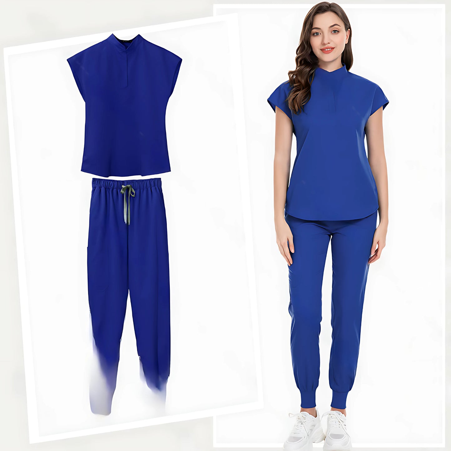 π©ββοΈ Fashion Jogger Suit - Multicolor Medical Nurse Scrubs Uniform for Women π¨ββοΈ