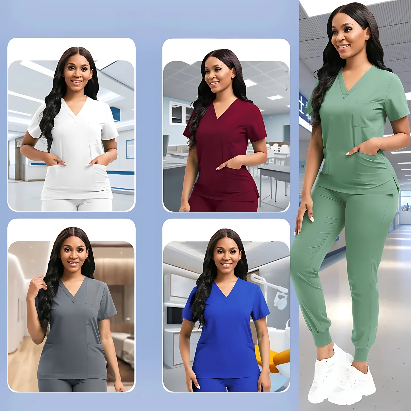 👩⚕️ Legacy Jogger Suit - Premium Nurse Scrubs Set for Women 👨⚕️
