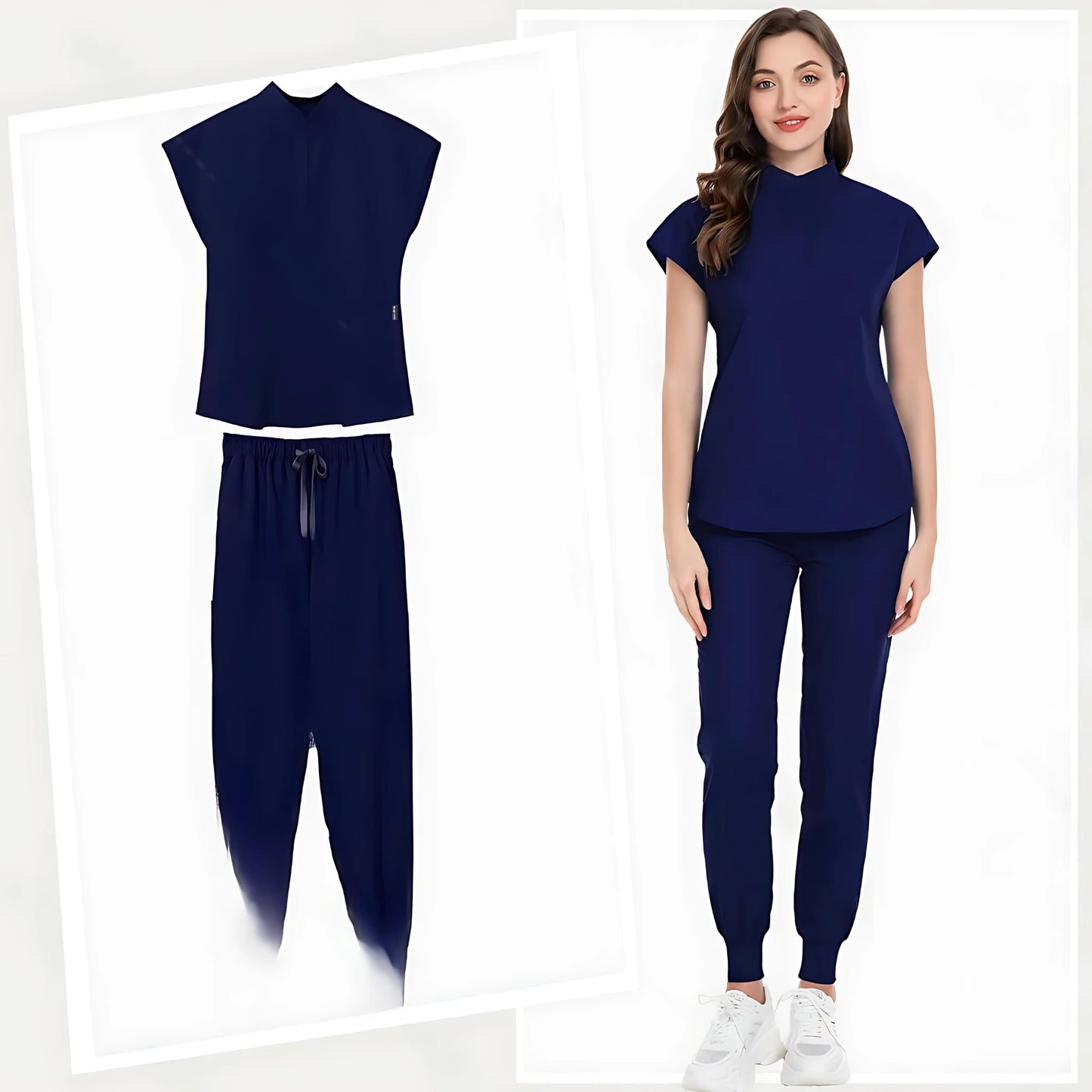 π©ββοΈ Fashion Jogger Suit - Multicolor Medical Nurse Scrubs Uniform for Women π¨ββοΈ