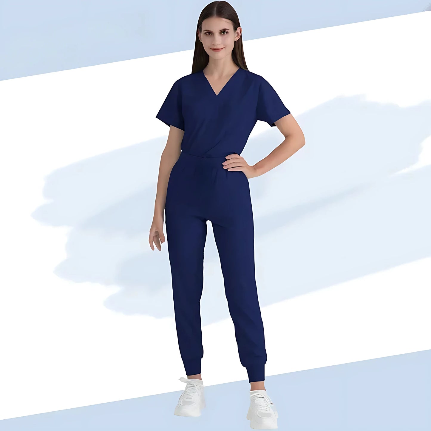 👩‍⚕️ Slim Fit V-Neck Medical Scrubs Uniform - Women's Scrub Sets 👩‍⚕️